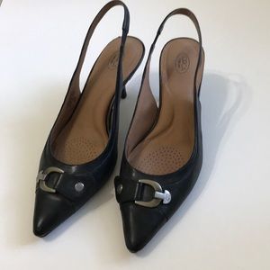 Classy Black Slingbacks